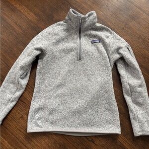 Patagonia Light Gray Fleece Jacket